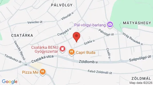 Apartments for rent i Budapest Rákosmente - kort over placeringen