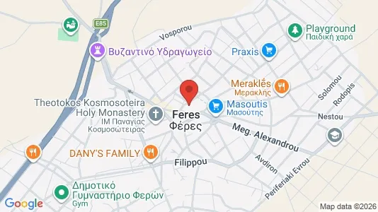 Apartments for rent i Alexandroupoli - kort over placeringen