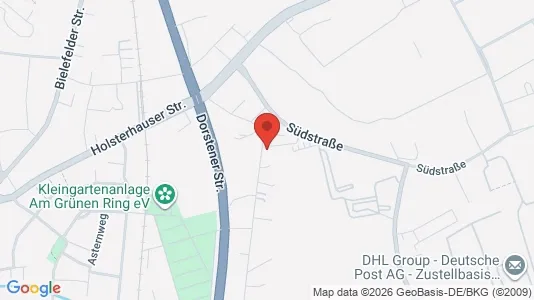 Apartments for rent i Herne - kort over placeringen