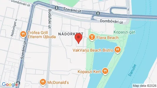 Apartments for rent i Budapest Újbuda - kort over placeringen