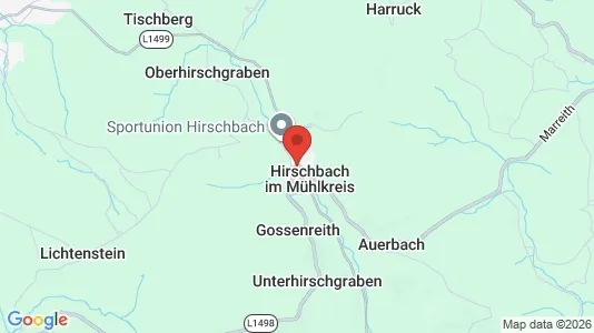 Apartments for rent i Hirschbach im Mühlkreis - kort over placeringen
