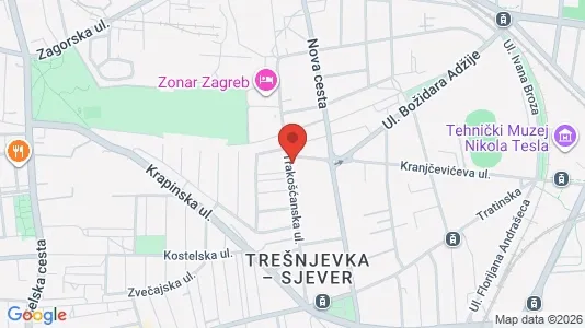 Apartments for rent i Sljeme (Medvednica-Tomislavac) - kort over placeringen