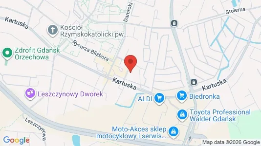 Apartments for rent i Gdańsk - kort over placeringen