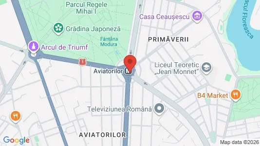 Apartments for rent i Bucharest - Sectorul 1 - kort over placeringen