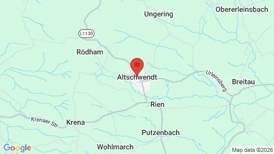 Apartments for rent i Altschwendt - kort over placeringen