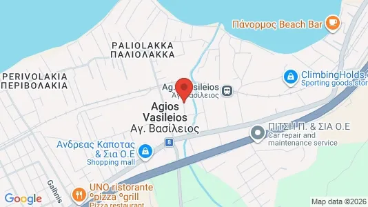 Apartments for rent i Patras - kort over placeringen