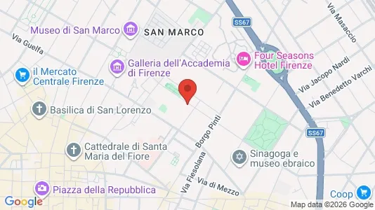 Rooms for rent i Florence - kort over placeringen