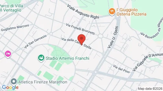 Rooms for rent i Florence - kort over placeringen