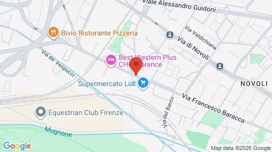Rooms for rent i Florence - kort over placeringen