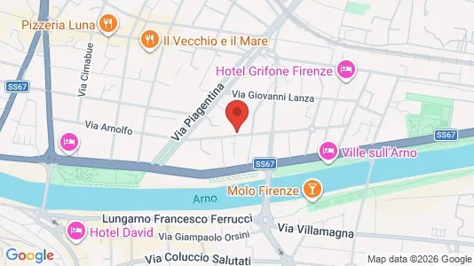 Rooms for rent i Florence - kort over placeringen