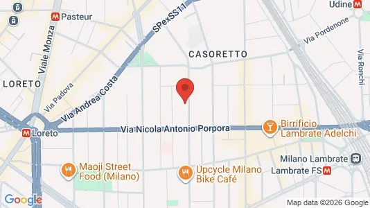 Apartments for rent i Milano Zona 3 - Porta Venezia, Città Studi, Lambrate - kort over placeringen