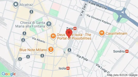 Apartments for rent i Milano Zona 9 - Porta Garibaldi, Niguarda - kort over placeringen