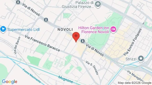 Rooms for rent i Florence - kort over placeringen