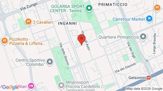 Rooms for rent i Milano Zona 6 - Barona, Lorenteggio - kort over placeringen