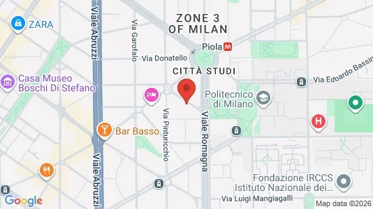 Rooms for rent i Milano Zona 3 - Porta Venezia, Città Studi, Lambrate - kort over placeringen