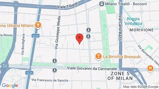 Rooms for rent i Milano Zona 5 - Vigentino, Chiaravalle, Gratosoglio - kort over placeringen