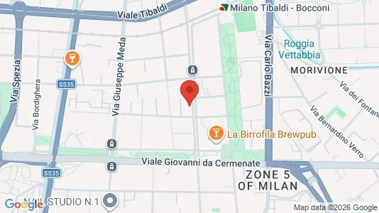 Rooms for rent i Milano Zona 5 - Vigentino, Chiaravalle, Gratosoglio - kort over placeringen