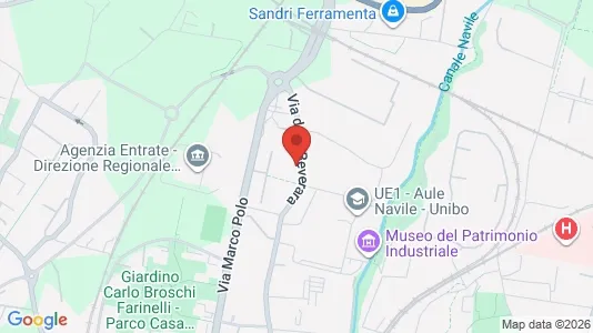 Apartments for rent i Bologna - kort over placeringen