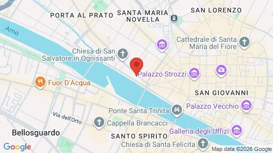 Rooms for rent i Florence - kort over placeringen