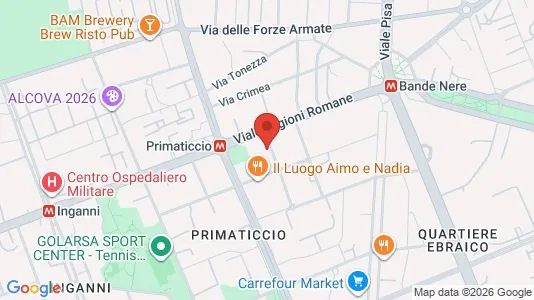 Rooms for rent i Milano Zona 6 - Barona, Lorenteggio - kort over placeringen