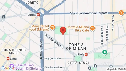 Apartments for rent i Milano Zona 3 - Porta Venezia, Città Studi, Lambrate - kort over placeringen