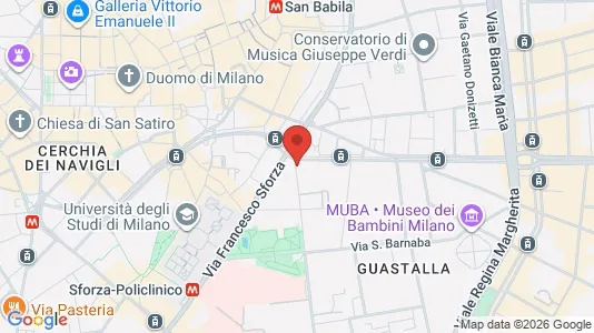 Rooms for rent i Milano Zona 1 - Centro storico - kort over placeringen