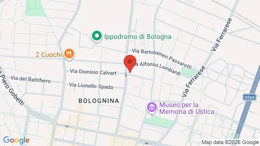 Apartments for rent i Bologna - kort over placeringen