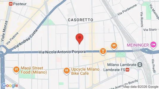 Apartments for rent i Milano Zona 3 - Porta Venezia, Città Studi, Lambrate - kort over placeringen