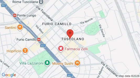 Apartments for rent i Roma Municipio VII – Appio-Latino/Tuscolano/Cinecittà - kort over placeringen