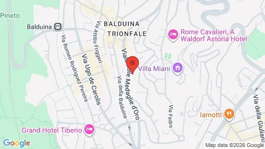 Apartments for rent i Roma Municipio XIV – Monte Mario - kort over placeringen