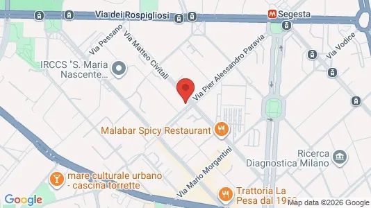 Apartments for rent i Milano Zona 7 - Baggio, De Angeli, San Siro - kort over placeringen