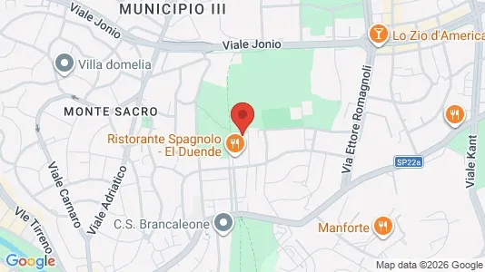 Apartments for rent i Roma Municipio III – Monte Sacro - kort over placeringen