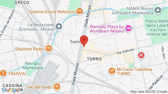 Apartments for rent i Milano Zona 2 - Stazione Centrale, Gorla, Turro, Greco, Crescenzago - kort over placeringen