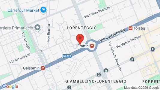 Rooms for rent i Milano Zona 6 - Barona, Lorenteggio - kort over placeringen
