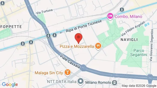 Rooms for rent i Milano Zona 6 - Barona, Lorenteggio - kort over placeringen