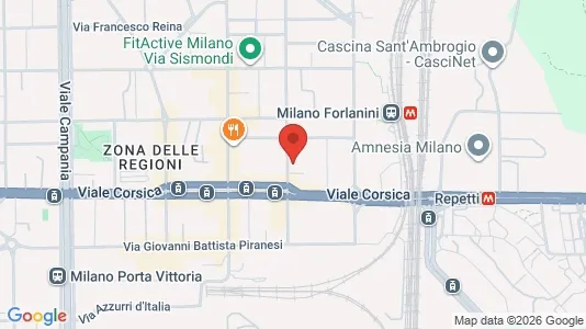 Apartments for rent i Milano Zona 3 - Porta Venezia, Città Studi, Lambrate - kort over placeringen