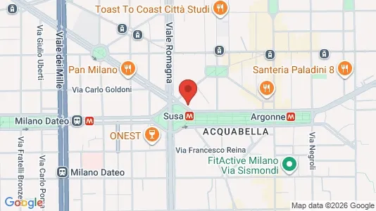 Apartments for rent i Milano Zona 3 - Porta Venezia, Città Studi, Lambrate - kort over placeringen