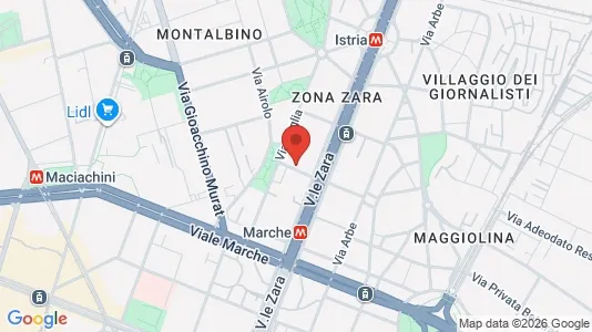 Apartments for rent i Milano Zona 9 - Porta Garibaldi, Niguarda - kort over placeringen