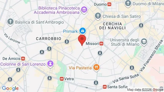 Apartments for rent i Milano Zona 1 - Centro storico - kort over placeringen