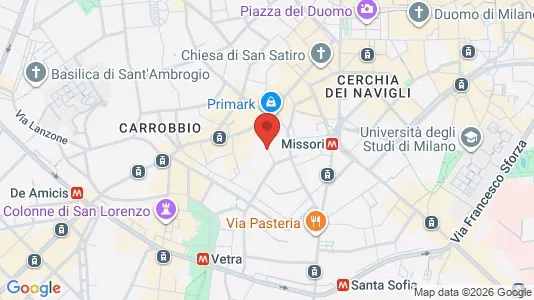 Apartments for rent i Milano Zona 1 - Centro storico - kort over placeringen