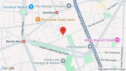 Rooms for rent i Milano Zona 6 - Barona, Lorenteggio - kort over placeringen