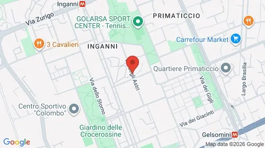 Rooms for rent i Milano Zona 6 - Barona, Lorenteggio - kort over placeringen