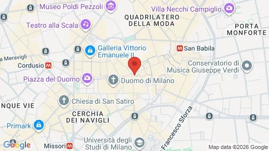 Apartments for rent i Milano Zona 1 - Centro storico - kort over placeringen