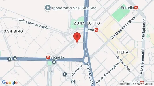 Rooms for rent i Milano Zona 7 - Baggio, De Angeli, San Siro - kort over placeringen