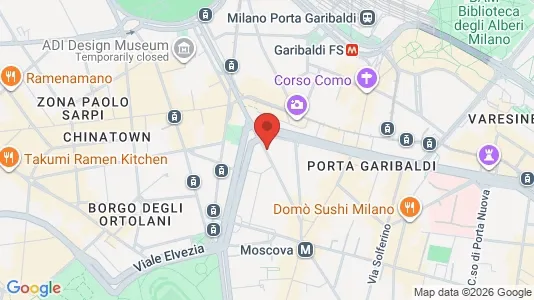 Apartments for rent i Milano Zona 1 - Centro storico - kort over placeringen