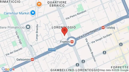 Rooms for rent i Milano Zona 6 - Barona, Lorenteggio - kort over placeringen