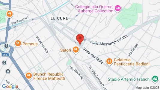 Rooms for rent i Florence - kort over placeringen