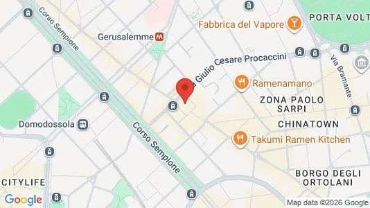 Apartments for rent i Milano Zona 1 - Centro storico - kort over placeringen