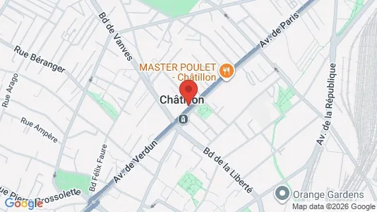 Rooms for rent in Châtillon - Photo from Google Street View