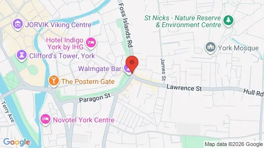 Rooms for rent i York - North Yorkshire - kort over placeringen